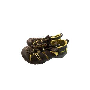 KEEN Newport Waterproof Shoes Sandals Black‎ Green Boys Size 2